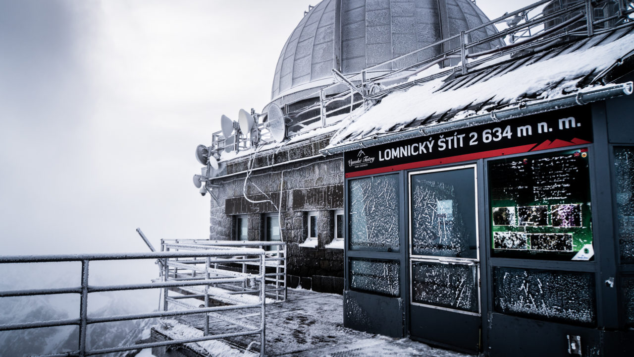 Łomnicki szczyt - taras widokowy