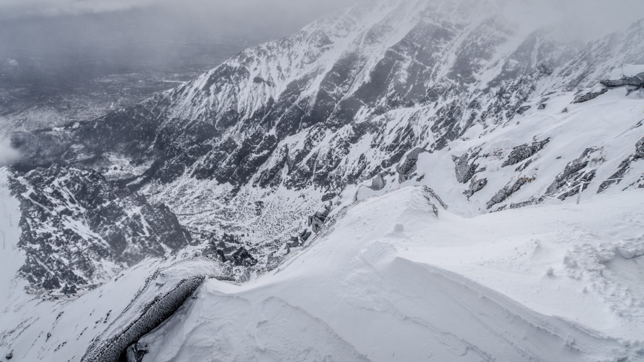 Tatrzańska Łomnica widziana ze szczytu