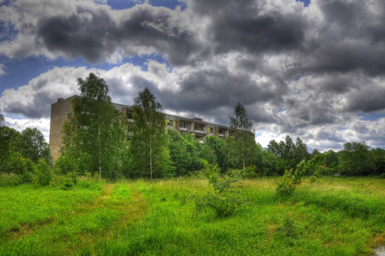 Kłomino - wymarłe miasto