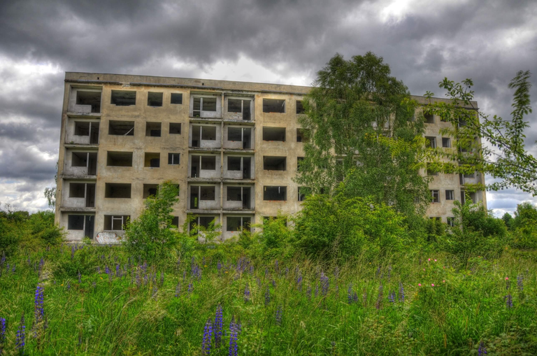 Kłomino - wymarłe miasto