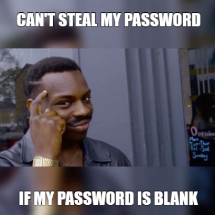 Blank Password