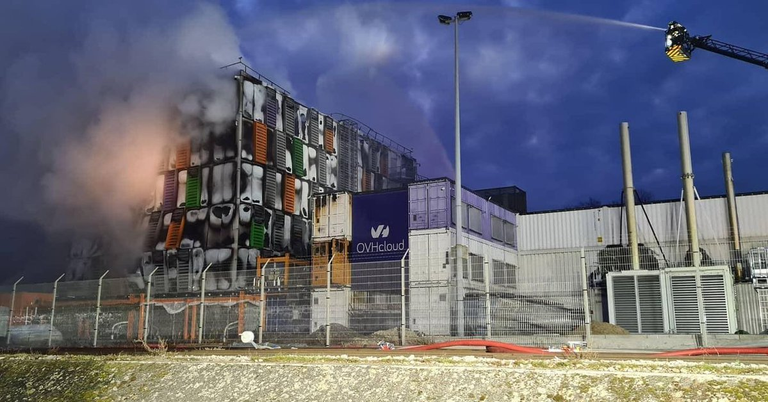 Pożar w OVH