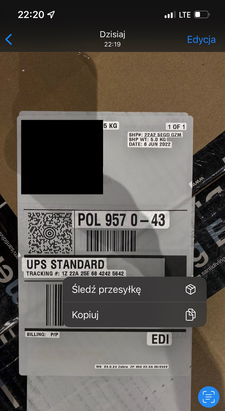 Rozpoznawanie tekstu w iPhone