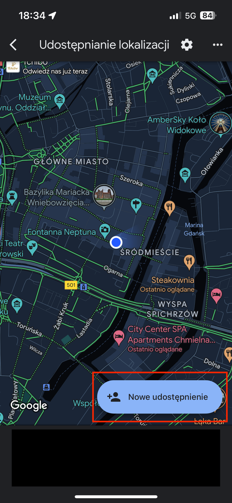 Lokalizacja dziecka przy użyciu Google Maps