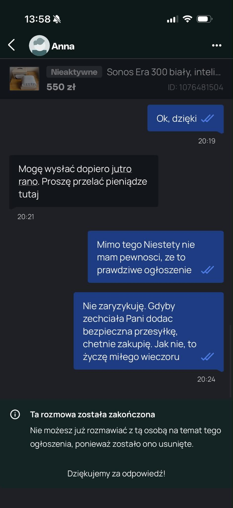 Scam on OLX