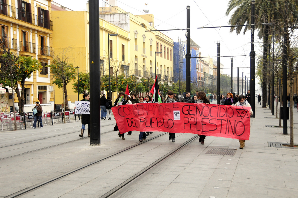 Manifestacja w Hiszpanii