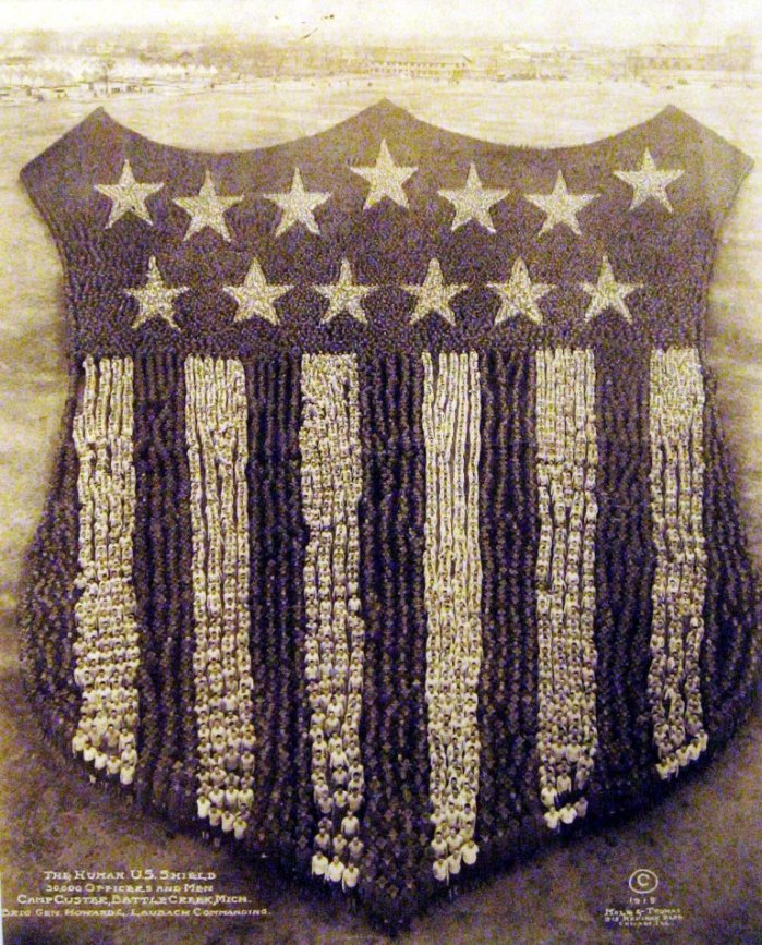 Tarcza Stanów Zjednoczonych, 1918, Camp Custer