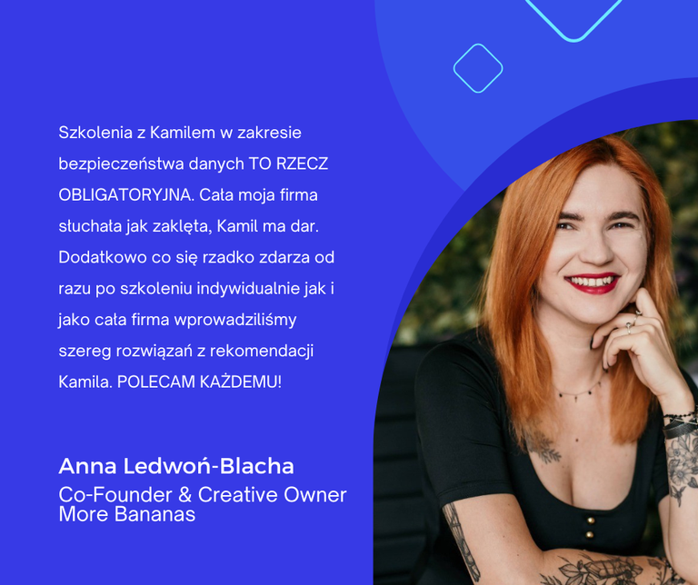 Opinia Ani Ledwoń-Blacha