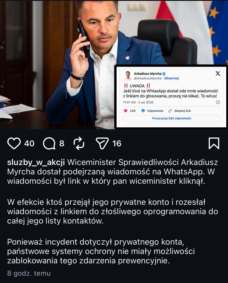 Wiceminister sprawiedliwości Arkadiusz Myrcha